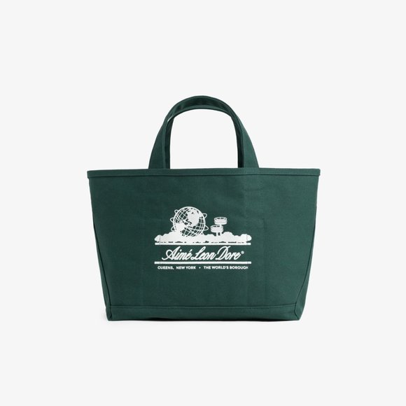 Aime Leon Dore Small Unisphere Tote Bag Green - Picture 1 of 3